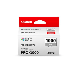 Canon PFI-1000 Grey Printer Ink Cartridge Original 0552C001 Single-pack
