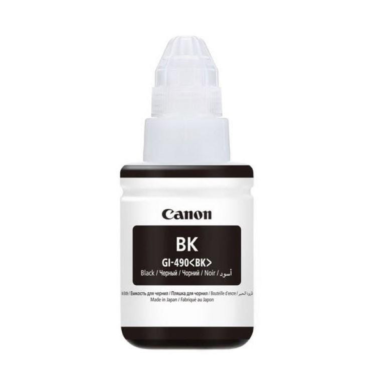 Canon GI-490PGBK Black Printer Ink Cartridge Original 0663C001 Single-pack