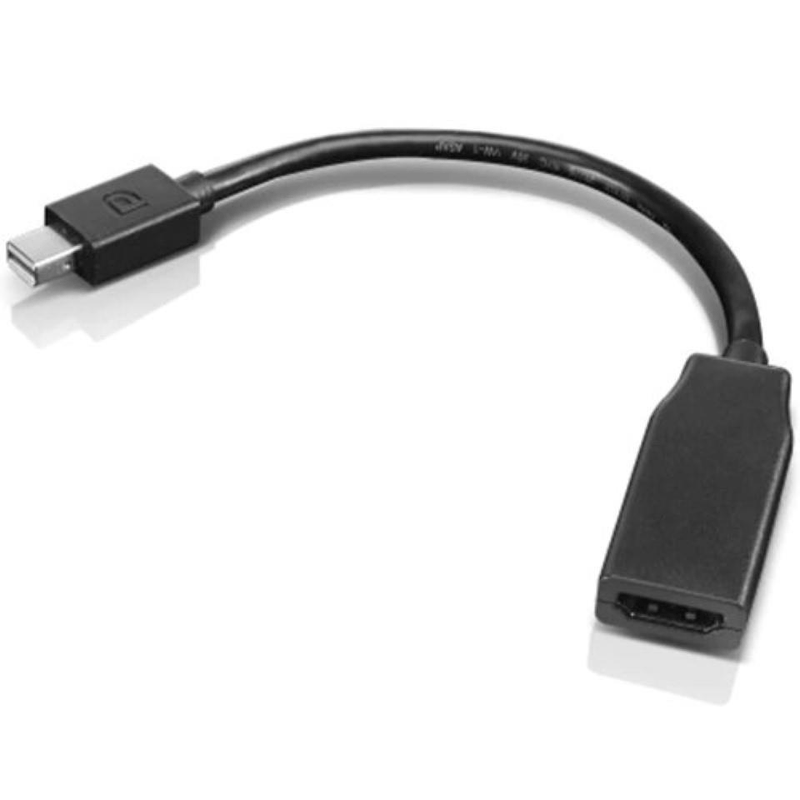 Lenovo Mini DisplayPort to HDMI Video Cable Adapter Black 0B47089