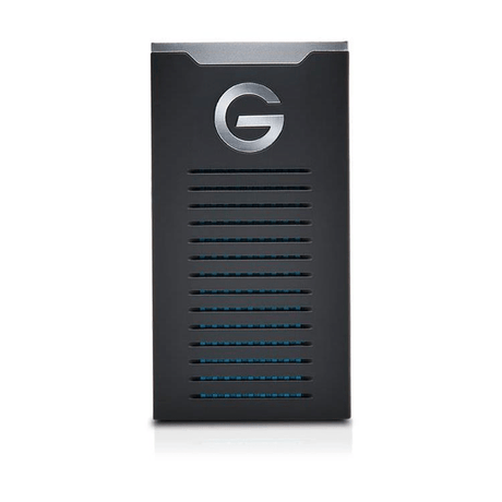 G-Technology G-Drive Mobile 500GB Black and Silver External SSD 0G06052