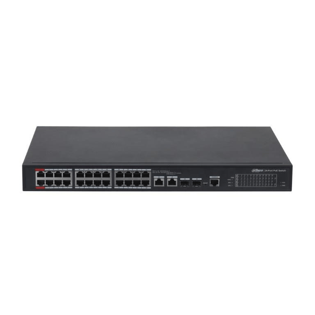 Dahua 24-port Managed Fast Ethernet Switch with Intelligent 240W PoE DH-PFS4226-24ET-240