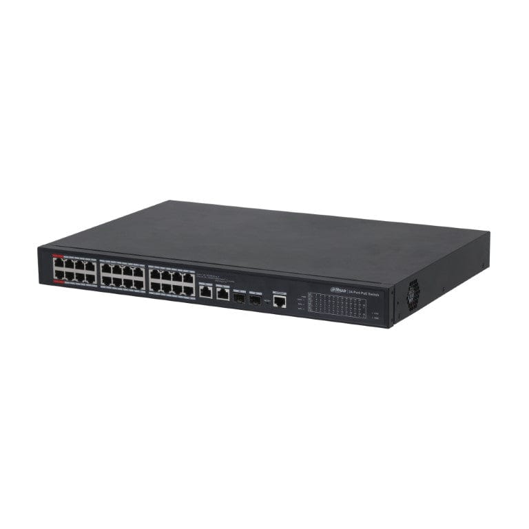 Dahua 24-port Managed Fast Ethernet Switch with Intelligent 240W PoE DH-PFS4226-24ET-240