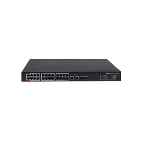 Dahua 24-port Unmanaged Gigabit Switch with Intelligent 240W PoE DH-PFS3228-24GT-240