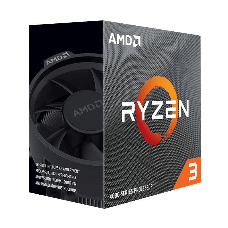 AMD Ryzen 3 4100 CPU - AMD Ryzen 3 4-Core Socket AM4 4.0GHz Processor 100-100000510MPK