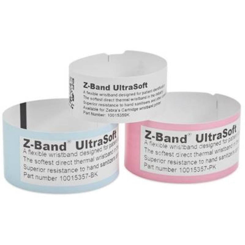 Zebra Z-Band 25x178mm UltraSoft Bands 10015357K