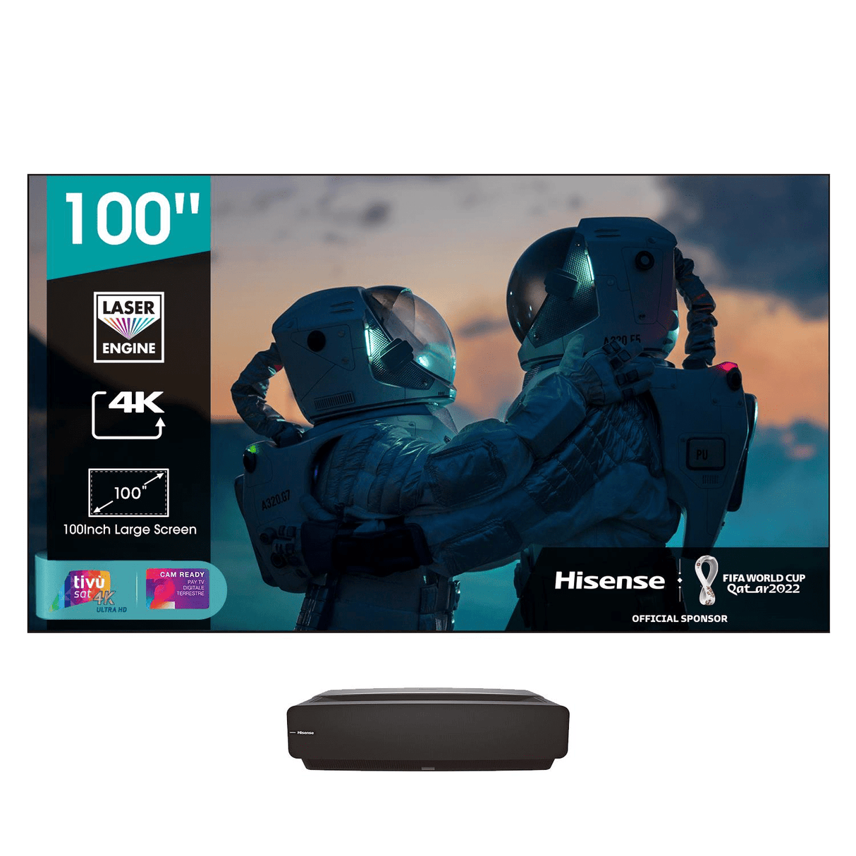 Hisense 100-inch UHD Smart Laser TV 100L5F