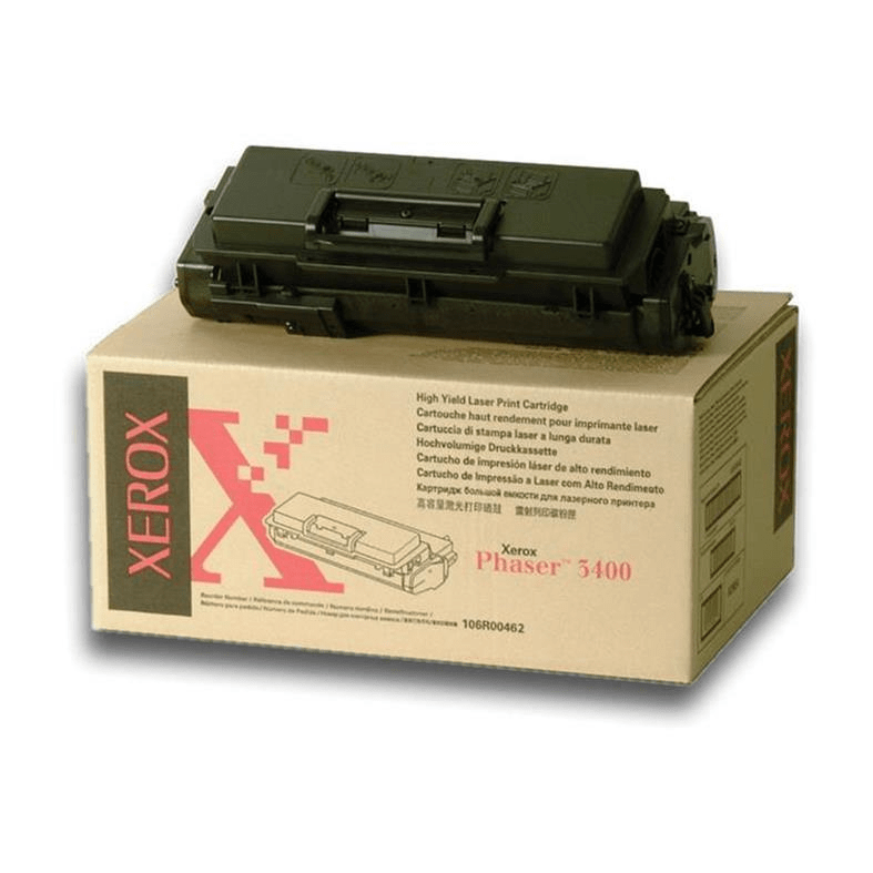 Xerox Phaser 3400 Black Toner Cartridge 8,000 pages Original 106R00462 Single-pack