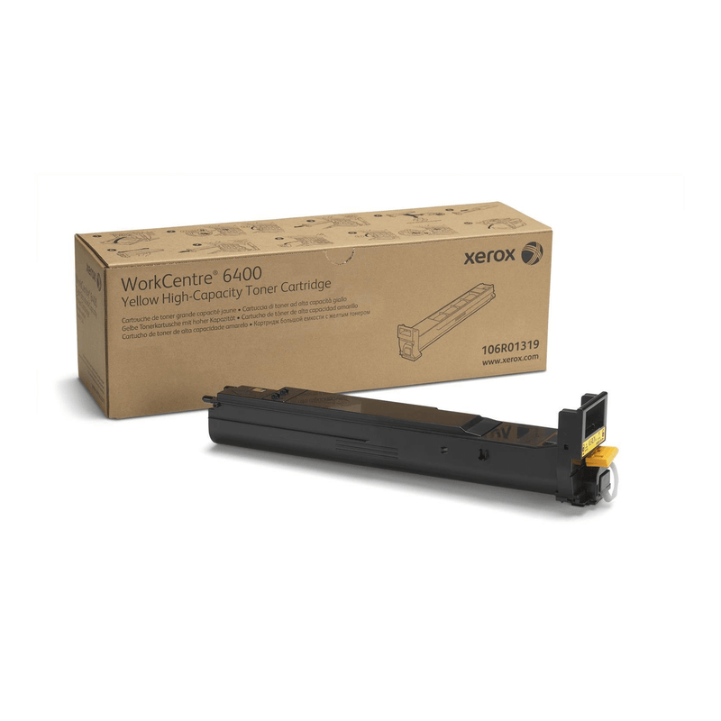 Xerox WorkCentre 6400 Yellow Toner Cartridge 16,500 Pages Original 106R01319 Single-pack