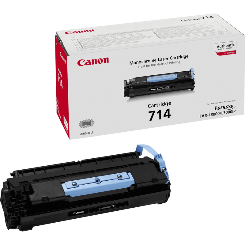 Canon 714 Black Toner Cartridge 4,500 Pages Original 1153B002 Single-pack