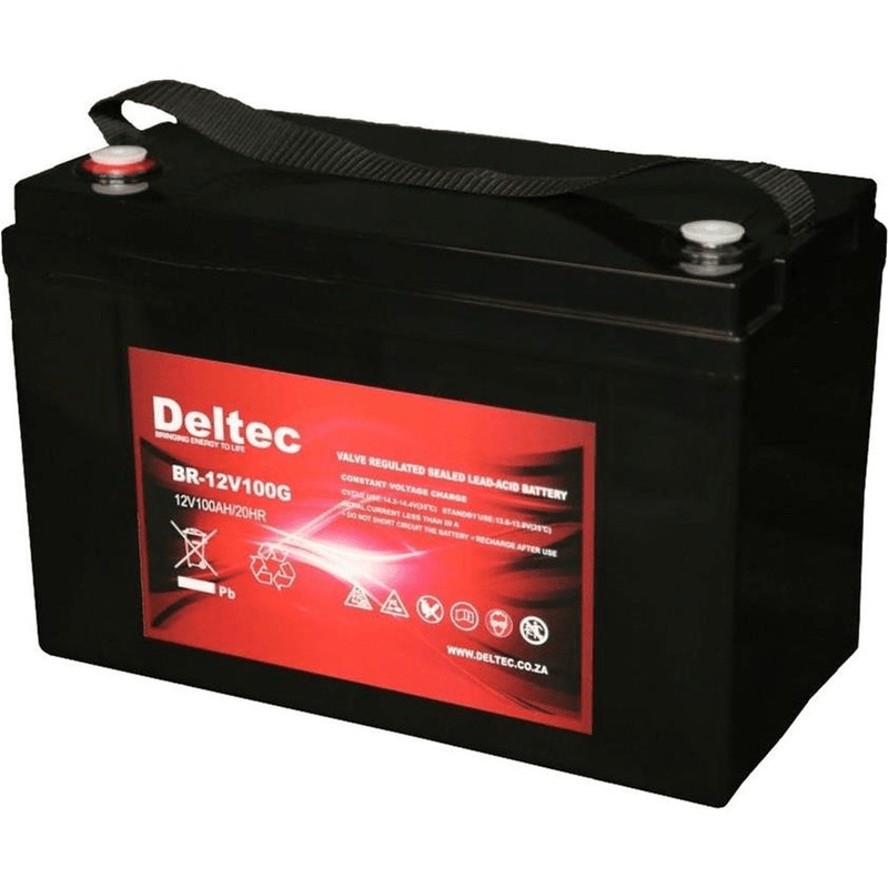 Deltec 12V 100AH Sealed Gel Battery 12-100G
