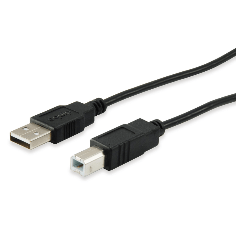Equip USB 2.0 Type A to Type B Cable 3m Black 128861