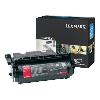 Lexmark T630 T632 T634 Black Toner Cartridge 21,000 Pages Original 12A8244 Single-pack