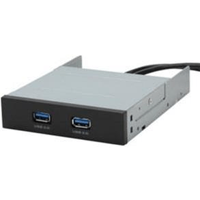 Mecer 3.5-inch 2-port USB 3.0 Front Bezel 12CR1-FPX582-21R