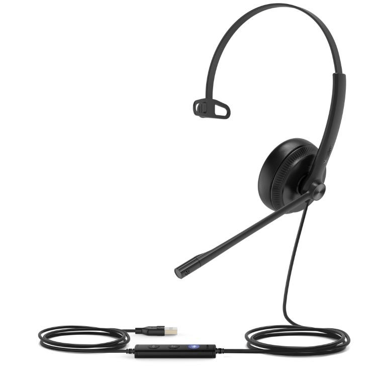 Yealink UH34 Mono Wired USB Type-A Headset for Microsoft Teams