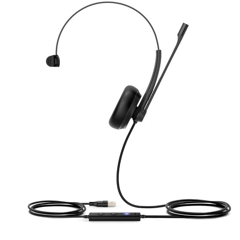 Yealink UH34 Mono Wired USB Type-A Headset for Microsoft Teams 1308014