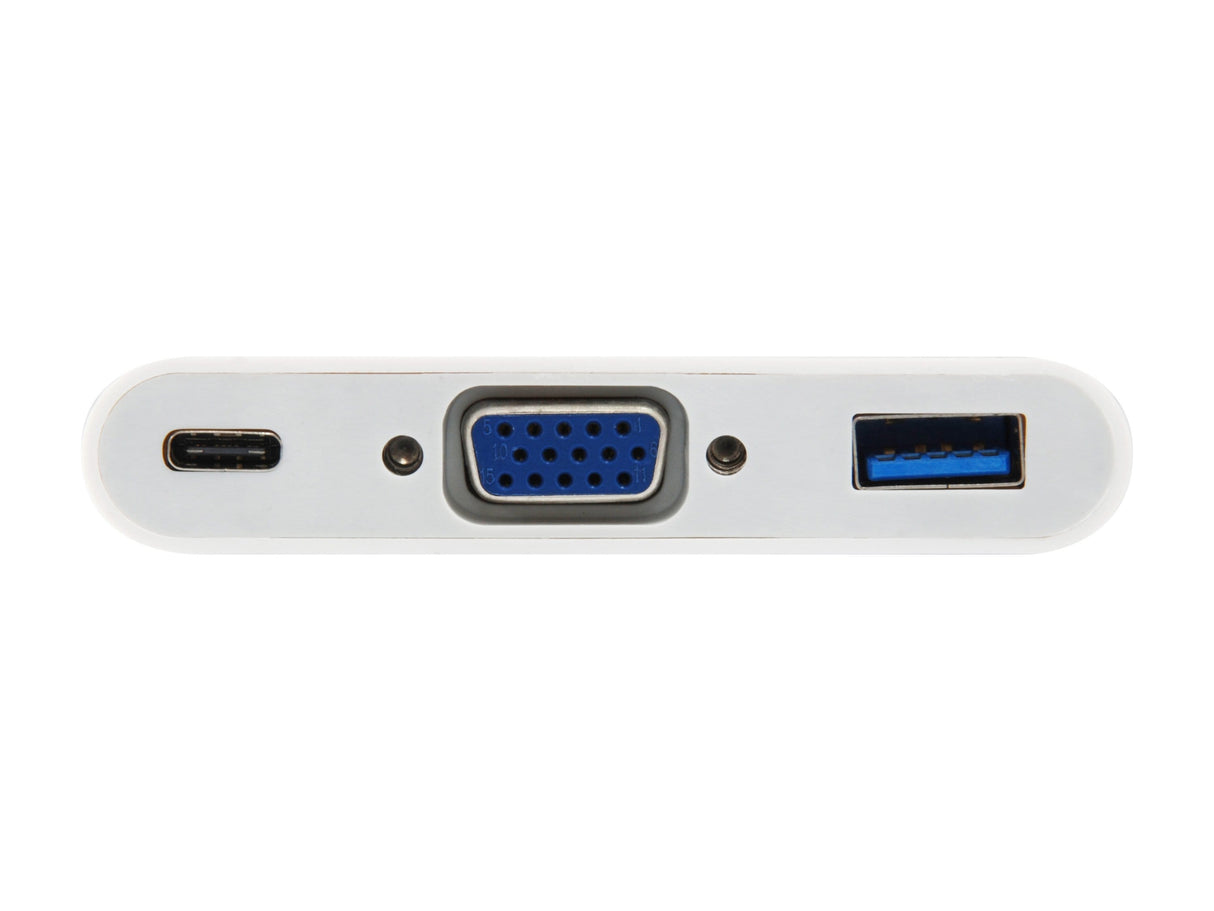 Equip USB Type C to VGA Female/USB A Female/PD Adapter 133462