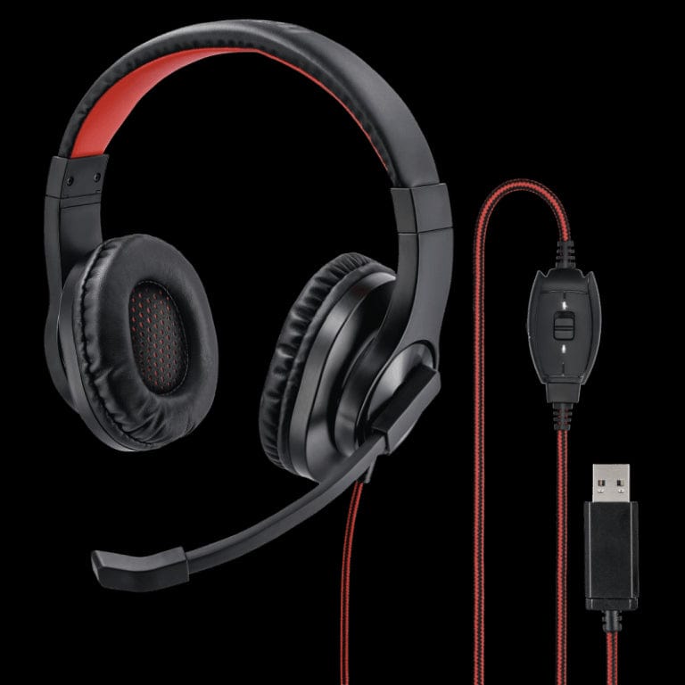 Hama 400 USB Office Headsest Black 139927