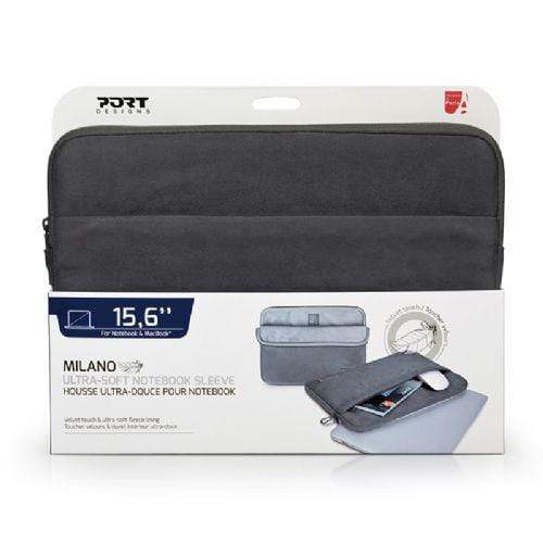 Port Designs Milano Notebook Case 15.6-inch Sleeve Case Grey
