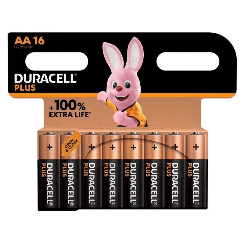 Duracell Plus AA Alkaline Batteries 16-pack 141032