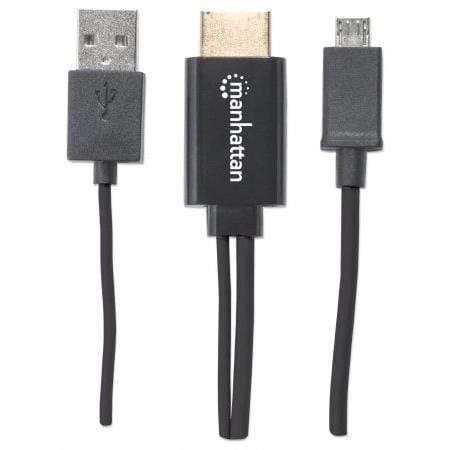 Manhattan Video Cable Adapter HDMI + Micro USB 151498