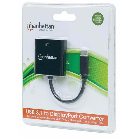 Manhattan Superspeed+ USB-C 3.2 to DisplayPort Converter 152020