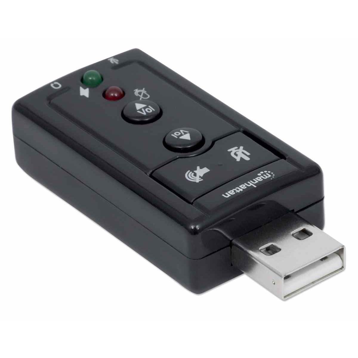 Manhattan Hi-Speed USB 3D 7.1 Sound Adapter 152341