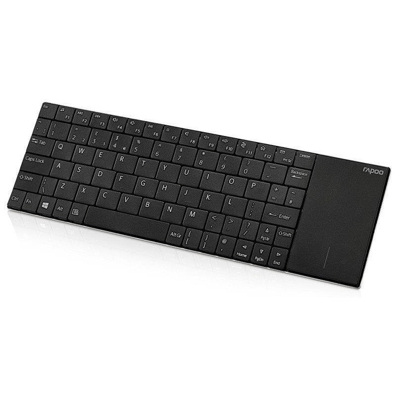 Rapoo E2710 Wireless Ultra-slim Multimedia Keyboard Black 16173
