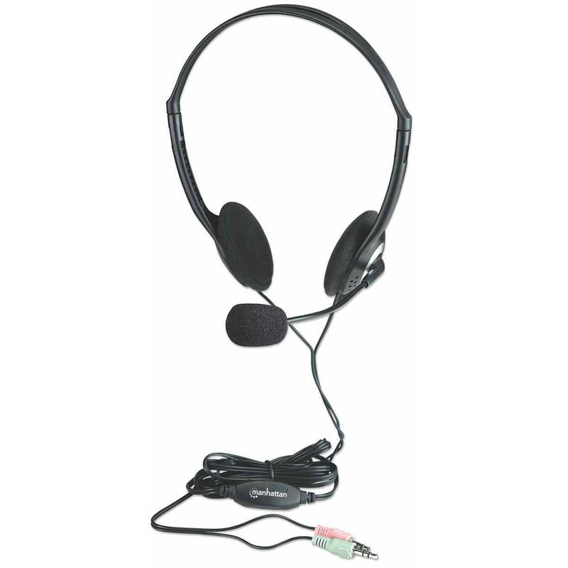 Manhattan 3.5mm Stereo Headset with Mic 164429