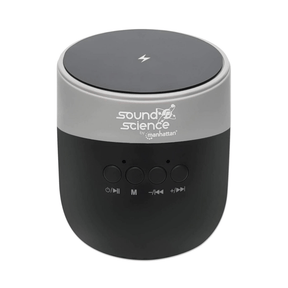 Manhattan Metallic Bluetooth Speaker with Wireless Charging Pad 165051