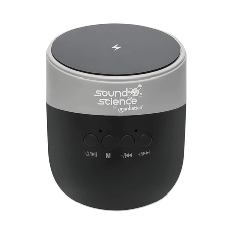 Manhattan Metallic Bluetooth Speaker with Wireless Charging Pad 165051