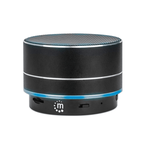 Manhattan LED Portable Speaker Black 165310