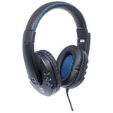 Manhattan USB-A Gaming Headset - Black and Blue 176088