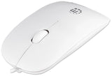 Manhattan Silhouette Optical Mouse White 177627