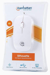 Manhattan Silhouette Optical Mouse White 177627