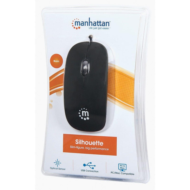 Manhattan Silhouette Sculpted USB Wired Mouse 177658