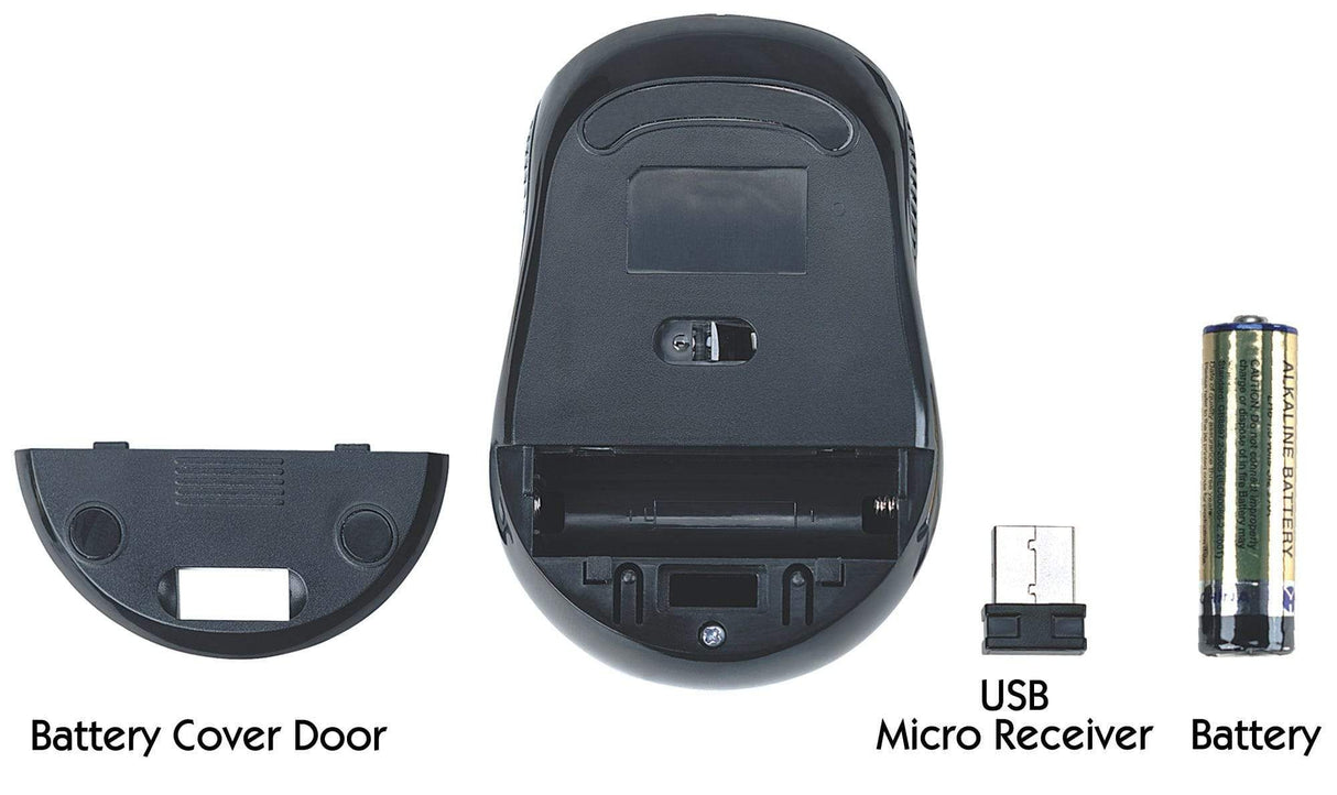 Manhattan Performance Wireless Mouse - Black