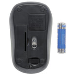Manhattan Success Wireless Mouse Black/Blue 1000dpi 2.4Ghz up to 10m USB Optical 179416