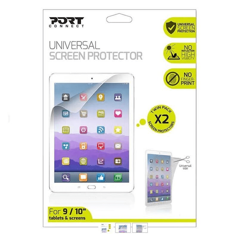 Port Designs Universal Screen Protector for Tablet and Tactile Screen up to 11-inch 18064