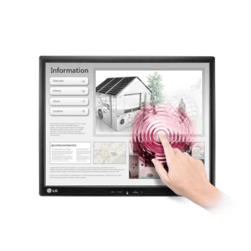 LG 19-inch 1280 x 1024p HD 5:4 14ms 60Hz IPS LED Touch Screen Tabletop Monitor 19MB15T