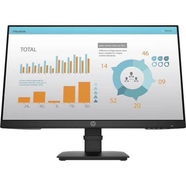 HP P24 G4 23.8-inch 1920 x 1080p FHD 16:9 75hz 5ms IPS Monitor 1A7E5AS