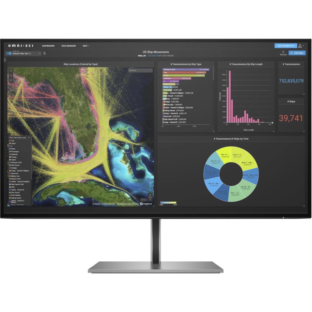 HP Z27k G3 27-inch 3840 x 2160p 4K UHD 16:9 60Hz 5ms IPS LED Monitor 1B9T0AA