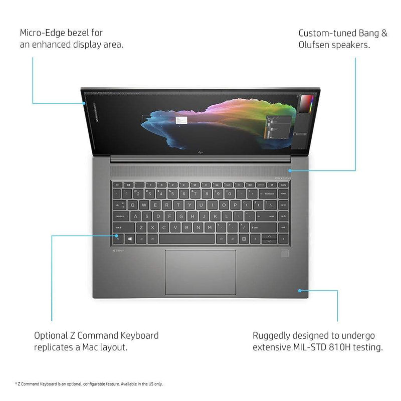 HP ZBook Create G7 15.6-inch FHD Lpatop - Intel Core i7-10750H 32GB RAM 1TB SSD NVIDIA GeForce RTX 2070 Windows 10 Pro 1J3S1EA