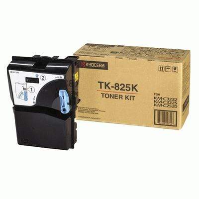 Kyocera TK-825K Black Toner Kit Cartridge 15,000 Pages Original 1T02FZ0EU0 Single-pack