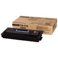 Kyocera TK-715 Black Toner Kit Cartridge 34,000 Pages Original 1T02GR0EU0 Single-pack