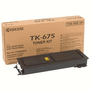 Kyocera TK-675 Black Toner Kit Cartridge 20,000 Pages Original 1T02H00EU0 Single-pack