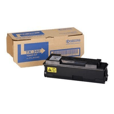 Kyocera TK-340 Black Toner Kit Cartridge 12,000 Pages Original 1T02J00EUC Single-pack