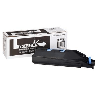 Kyocera TK-865K Black Toner Kit Cartridge 20,000 Pages Original 1T02JZ0EU0 Single-pack