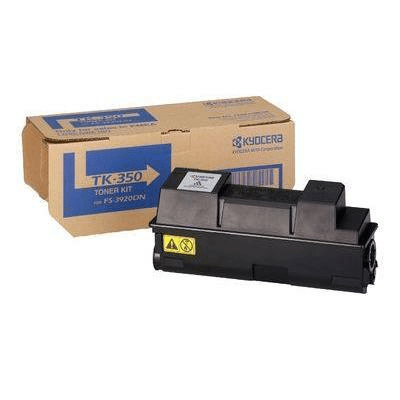Kyocera TK-350 Black Toner Kit Cartridge 15,000 Pages Original 1T02LX0NLC Single-pack