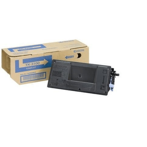 Kyocera TK-3100 Black Toner Kit Cartridge 12,500 Pages Original 1T02MS0NL0 Single-pack