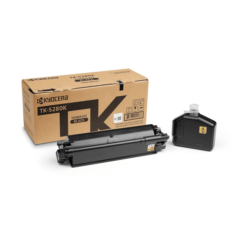 Kyocera TK-5280K Black Toner Kit Cartridge 11,000 Pages Original 1T02TW0NL0 Single-pack